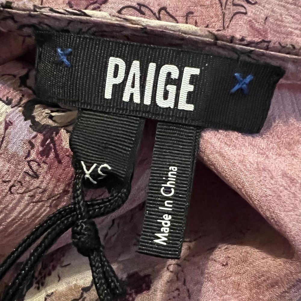 NWOT Paige Silk Carmela Floral Dress - Picture 6 of 7